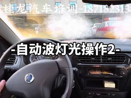 #普宁科目三 爱丽舍详细自动波灯光操作步骤