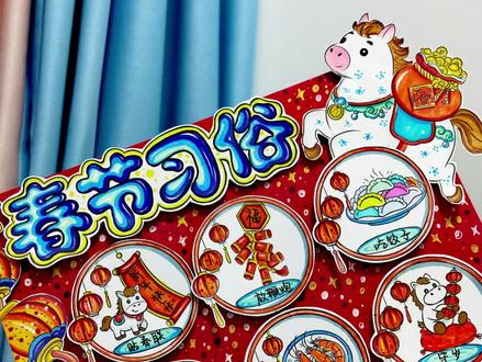 2026马年《春节习俗》立体手抄报模板
#春节习俗#春节习俗手抄报#马年春节习俗#立体手抄报#手抄报模板