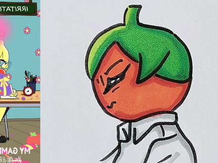 等到香蕉小姐的西红柿先生 #儿童简笔画