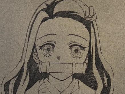 我的祢豆子就是好看😘#鬼灭之刃 #祢豆子#绘画教程