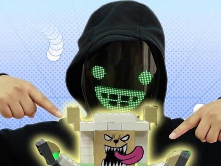 小心!我拼出了变异绵羊! #疯狂动物园#玩具#东萌村#积木