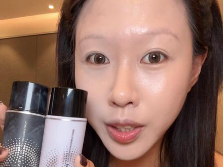 同一个粉底液 定妆效果天差地别!想持妆还是很简单的 #柏瑞美定妆喷雾 #定妆喷雾 #柏瑞美 #油皮定妆