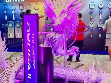 近距离感受一下李梓嘉专属装备#龙牙二代 #羽毛球运动装备