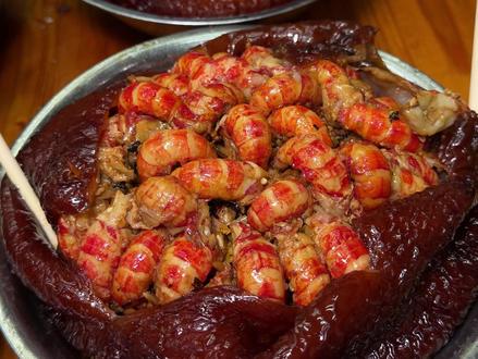 长沙夯中夯的小龙虾扣肉饭!!!! #长沙 #肘子饭 #小龙虾#vlog十亿流量扶持计划 @再吃一口 #长沙旅游