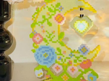拼豆教程(附原创图纸)|月亮花环磁悬浮
#人一旦染上拼豆#手工胶水#手工胶水推荐#VTVH#VTVH胶水