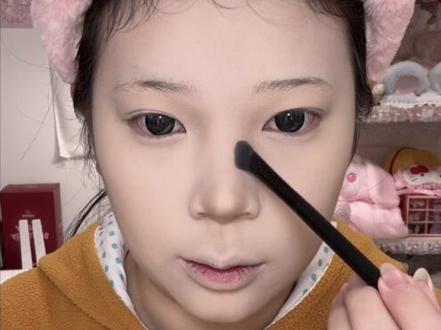 全妆跟练!闺蜜们五一出游就画这个漫感冷脸萌妆好不好˃ 𖥦 ˂ #新手全妆跟练 #妆教 #甜妹妆 #新手化妆教程 #阔面脸