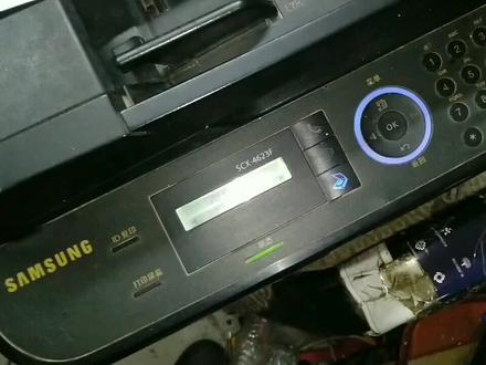三星4623f打印页面左侧发浅