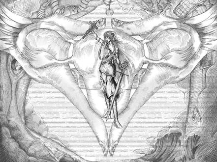 从此我即是神|oc插画
正常人体肌肉生理构造无不良引导无不良引导无不良引导无不良引导!满意了没。。。
是苯人的oc莉莉丝!搭配《茎》的鼓点一点点排线真的很爽!原本想让光源在左上角,但是我更希望光是从莉莉丝向周围发散的于是最后从中心画了一圈光线,有种我即是光的感觉。一手拿剑一手举十字架,不在祈祷而在宣告,从此不用求神只需求索自身。手势是瑜伽中的女阴手印,上方是子宫,是生命的发源地。手印也像蛇头一样咬住子宫,它会流血、会疼痛。子宫上方是伊甸园经典的蛇和苹果,莉莉丝是不承认自己是什么人的肋骨的。欲望并不是一种原罪,带着颠覆世界的欲望和野心成为了那道闪电,塔罗牌中的高塔倒塌了,旧世界的王权和神权同父权一起下坠了,这是必然发生的。(免责声明:苯人无宗教信仰,只是对宗教故事及元素感兴趣,如有冒犯请划走离开,无不良引导#女性主义#oc #插画#procreate#正常生理构造 #女性主义