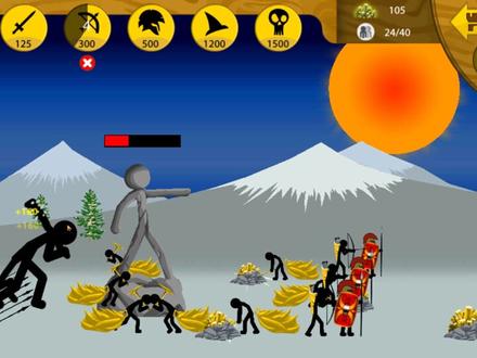 火柴人战争!得到狮鹫大帝帮助!征服斯巴达战士大本营