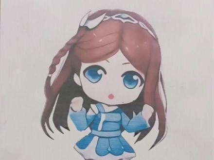 #宁荣荣 #斗罗大陆 #一起学画画 #手绘 #q版动漫人物 @抖音小助手