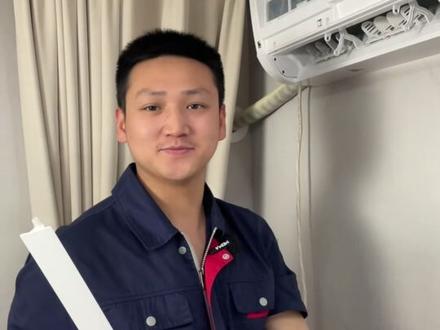 接水袋安装、挡风板拆卸方法,一学就会 #空调清洗