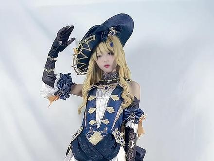 原神娜维娅COSPLAY服装 #娜维娅 #原神 #漫路人COS @筱柒睡不饱