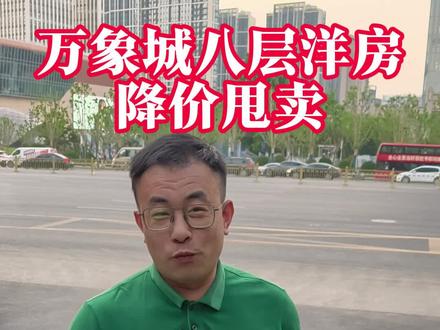 万象城南8层洋房,降一百个W甩卖