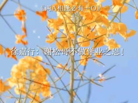 简松意:你看我像是要做作业的人?#两a相逢必有一o #简松意 #柏淮 #广播剧