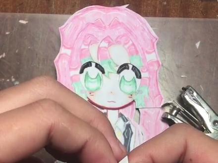 #做手工我是认真的 #可动纸片人教程 #甘露寺蜜璃#互换@陌羽(接)