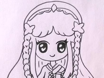 宝宝们要看的宁荣荣来了#斗罗大陆宁荣荣 #简笔画 #育儿简笔画