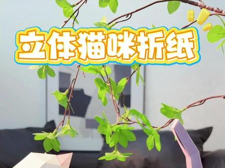 以前我手残,直到遇见这只猫 以前我觉得自己这辈子跟手工无缘了…直到遇见这套猫咪材料包!原来不是我不行,是以前的东西太难了!#手残党来了 #手工 #折纸 #猫咪 #亲子手工