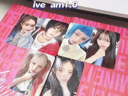 ive芙新专am特典开箱#ive #张元英 #开箱 #小卡 #追星日常