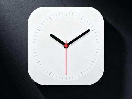 就这一个时钟图标,藏着苹果最顶级的设计思维。#苹果手机 #iphone