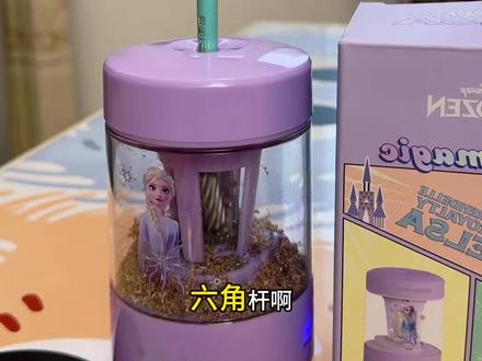#迪士尼全自动卷笔刀 只需要把铅笔放进去削好了就弹出来了,省时省力,三档调节笔尖粗细,充电款更耐用 #儿童学习用品 #文具安利#学生党#学习用品