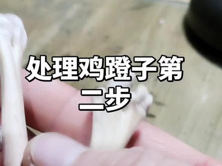 #文玩收藏处理鸡蹬子第二步