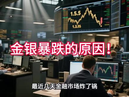 揭秘金银暴跌的原因!#黄金 #白银