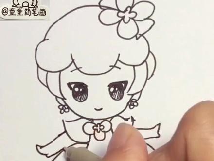 #简笔画 #绘画 #小花仙 今日份小花仙之淑馨,画了好久,给个赞吧
