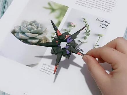 千纸鹤折法的手里剑了解一下😂#折纸 #上热门