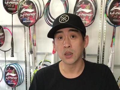 李宁风动9000,哈尔滨的天一球友选择李宁1号线27磅#羽毛球拍 #穿线师穿线 #李宁风动9000