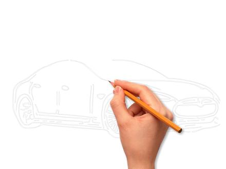 汽车34简笔画特斯拉model s1 #特斯拉 #model #modelS #手绘教程 #手绘动画 #画车