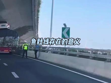 红绿灯路口的鱼肚线到底是啥意思?#鱼肚线的作用 #汽车知识 #鱼肚线存在的意义