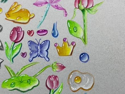 #彩铅 #画画打卡 #水滴
30秒画一个好看的水滴