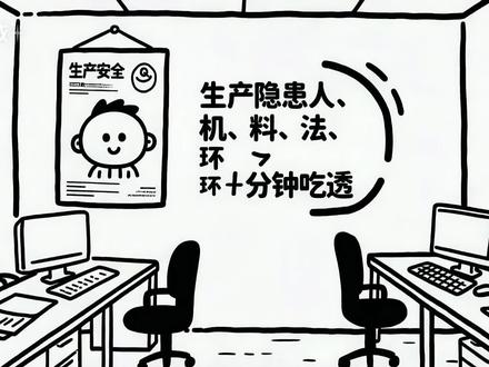 生产隐患“人、机、料、法、环”✅1分钟吃透日 #安全生产 #人机料法环 #生产隐患排查 #化工安全 # 企业安全管理 #受限空间作业# 安全培训 #设备安全# 危险物料管理 #安全制度# 作业环境安全 #安全隐患整改