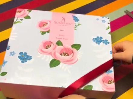 礼盒💝丝带怎么系