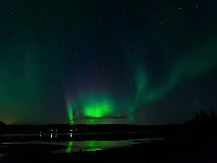 【素材】冰岛极光延时摄影素材 Iceland Aurora #4K #高清无水印 #视频换星空 #剪影素材