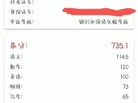 #加油少年未来可期 银川中考状元,看看几科满分