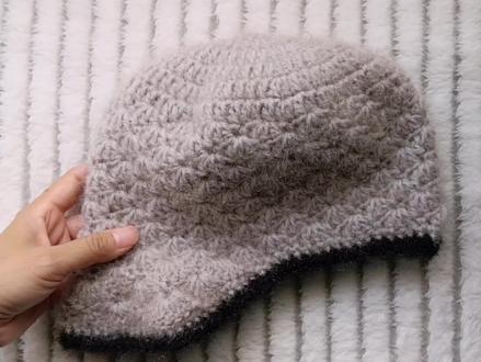 钩针菠萝花帽子教程系列之鸭舌帽