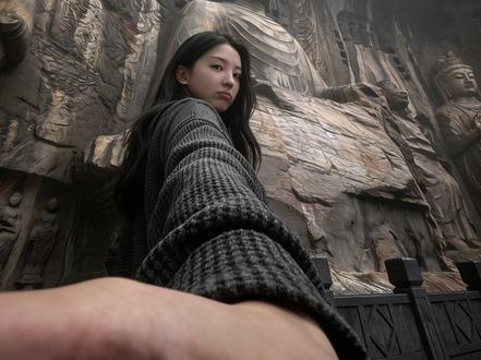 我在龙门石窟打卡,你在哪?#豆包ai#ai你又偷偷进步了#豆包出大片有两把刷子#豆包p图已经nextlevel了 #龙门石窟 龙门石窟打卡ai写真