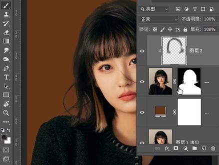 ps基础教程- 第152期 - 去头发丝白边#ps小技巧 #p图 #p图教程