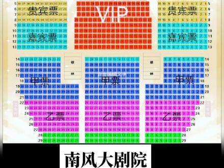 南风大剧院座位分布图#东北二人转