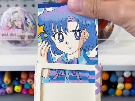 自制超丝滑的旋转立牌就是香,想做多大做多大,转起来也超丝滑#手工 #自制 #DIY手工教程 #谷美 #立牌