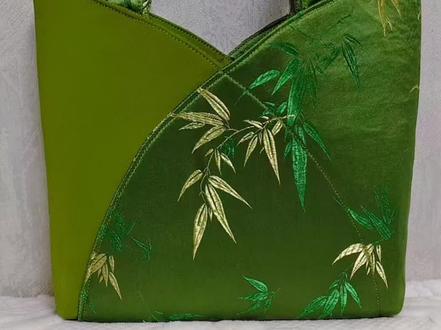 缝补时光 手工制作手提袋教程,新手做包包教程#缝纫日常 #手工包包缝制教程 #手工diy #宋锦 @抖音小助手 @哈美丽