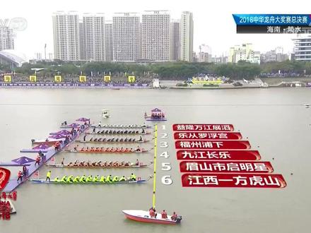 2018中华龙舟大赛总决赛(海南-陵水)职业男子100米直道决赛