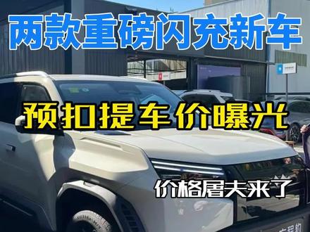 钛3和海豹07EV闪充版预扣提车价曝光,性价比全面分析 闪充版车型大量铺货,更多闪充版预扣提车价放出 #迪粉车友圈 #比亚迪新车 #dou是好车 #买车避坑