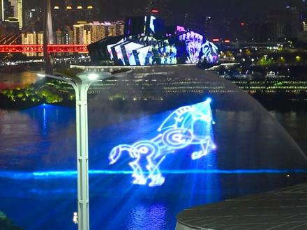 2025-2026跨年夜重庆灯光秀完整版#城市灯光秀