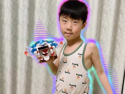 欧布变身环~雪花片拼搭 #手工 #雪花片 #益智玩具 #亲子 #欧布圆环 @DOU+小助手