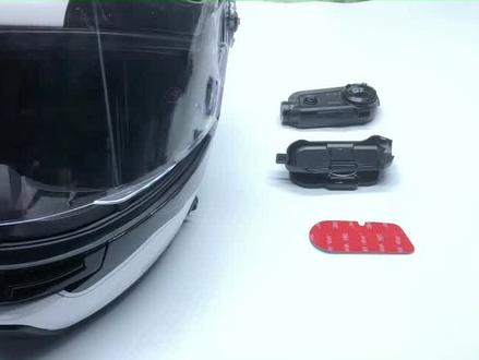 #艾骑G7pro 的使用操作指南(一):安装组装方式3M胶贴安装后置摄像头安装夹具卡扣喇叭麦线头盔上安装底座安装和拆卸#艾骑 #头盔耳机 #摩托车 #行车记录仪