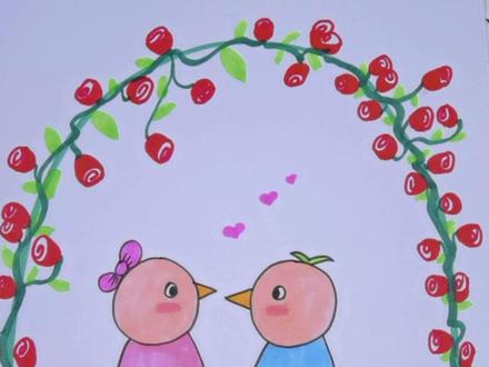 #创作灵感 花架子藤蔓玫瑰花简笔画创意画,做手抄报常用边框画#画画 #简笔画 ##