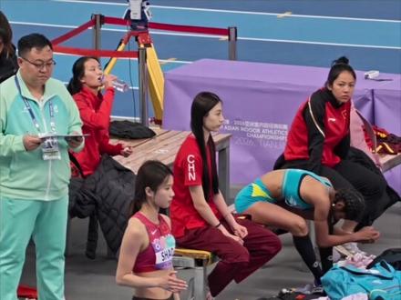 邵雨琪最终以184高度结束了2026室内亚锦赛之旅 期待她之后室外的比赛#邵雨琪 #亚洲室内田径锦标赛 #跳高