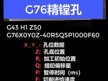 G76指令运用详解#cnc编程